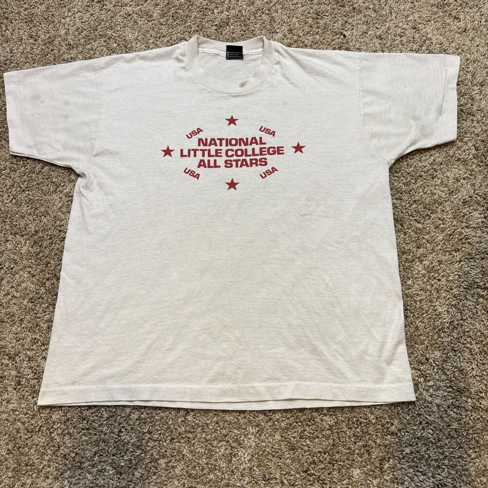 Vintage National Basketball Shirt Olympics 1988 Eurasian Tour Made In USA 80s Xl